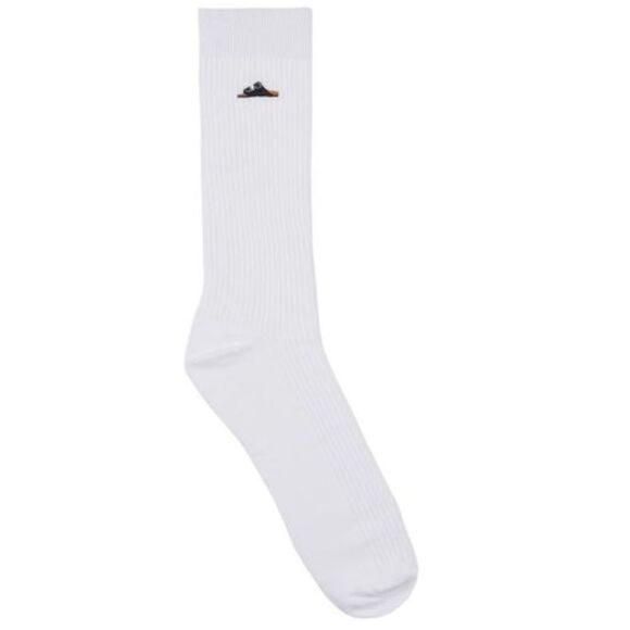 Birkenstock Men's High Socks Cotton Rib White, NWOT Open pack, size 11-13 45/47 - Picture 1 of 5
